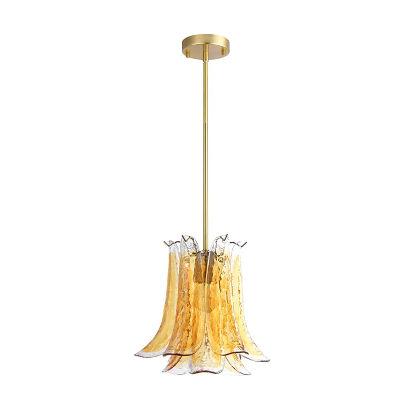 Lampu Liontin Modern Kaca Seni Buatan Tangan 1 Lampu