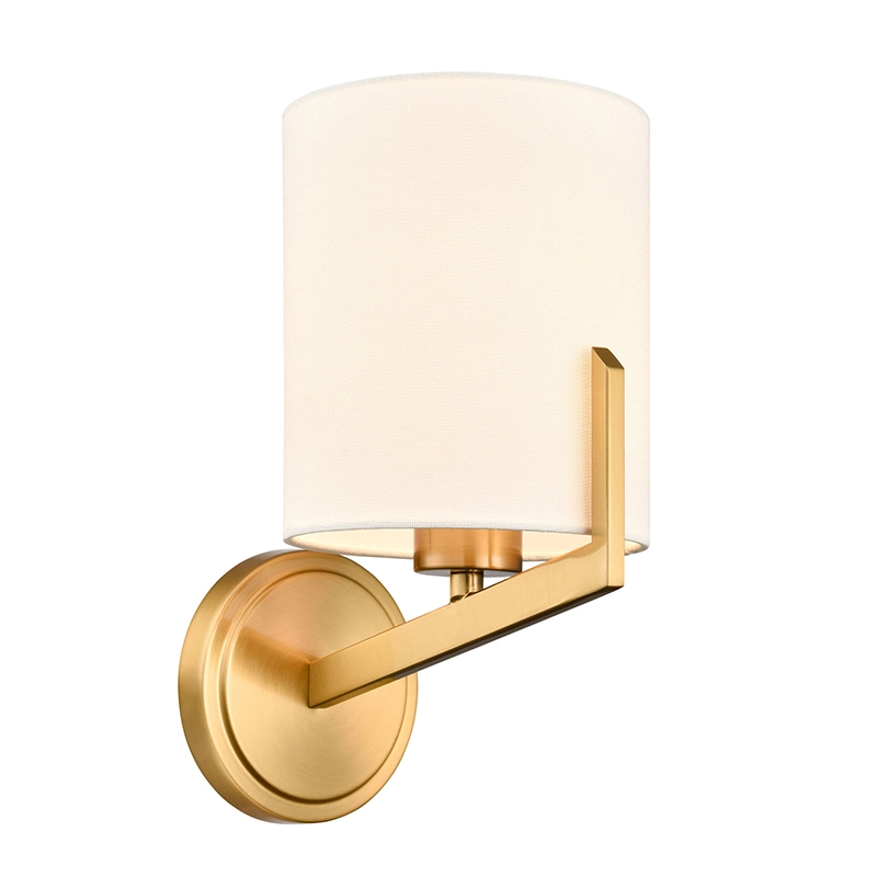 Lampu Dinding Modern Kuningan Satin 1 Lampu