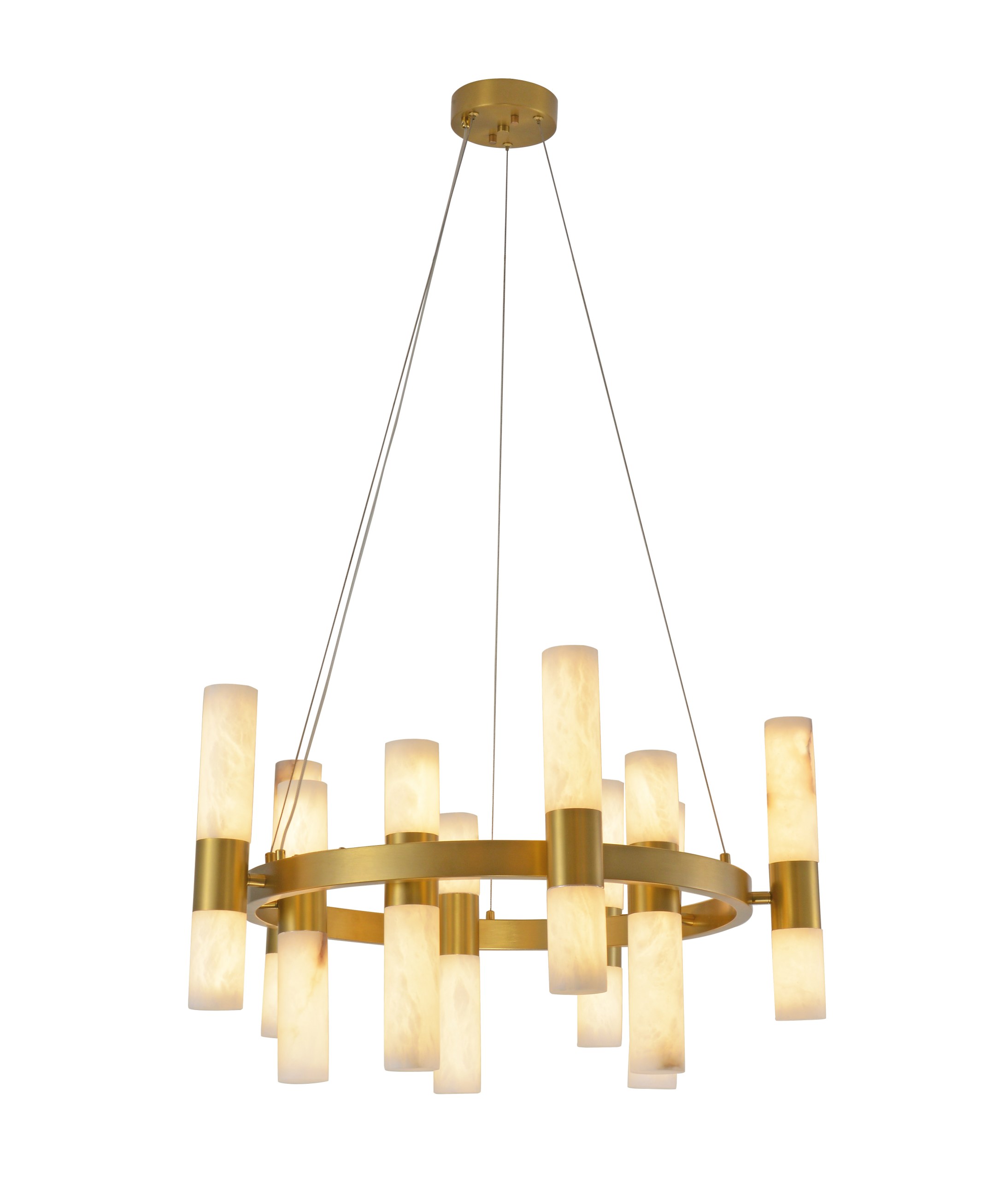 Lampu Gantung Alabaster Lingkaran Aura