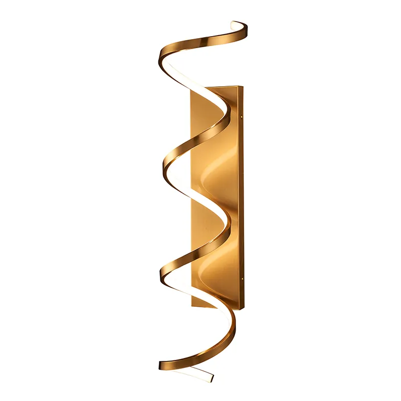 Tempat Lilin Dinding Spiral LED Modern