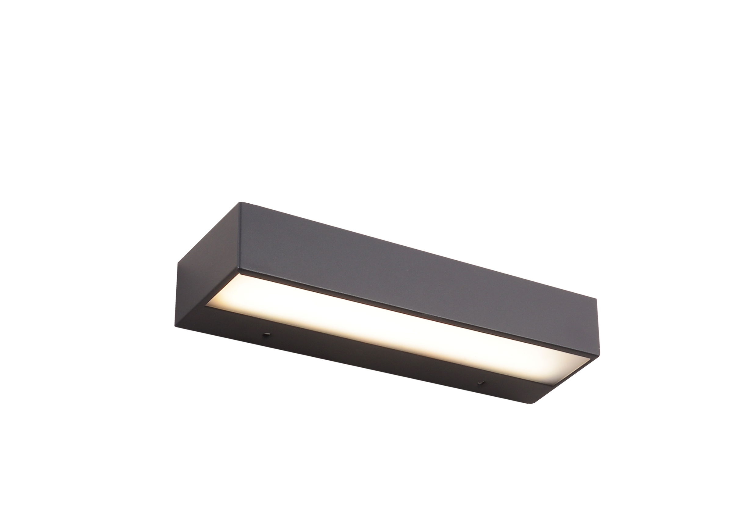 Tempat Lilin Dinding LED Atas dan Bawah Aluminium Persegi Panjang